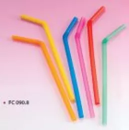Pailles shaker Flexible multi-couleurs 24cm-8mm (11E01)